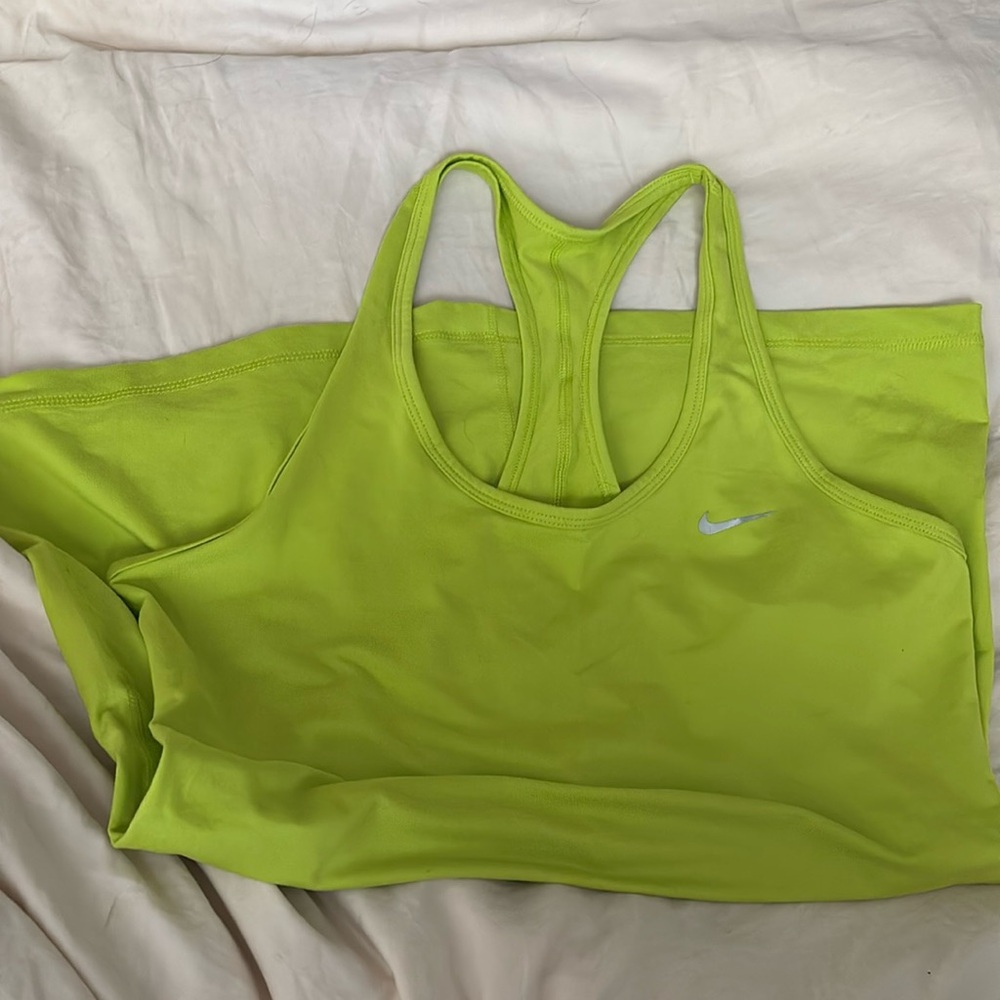 Nike Neon Razor Back Tank